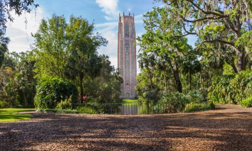 Carillon Tower at Bok Tower Gardens in Lake Wales