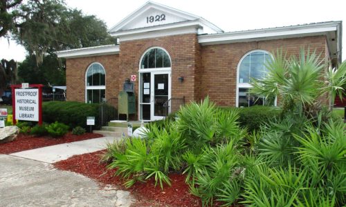 Exterior of Frostproof Historical Museum in Frostproof, FL