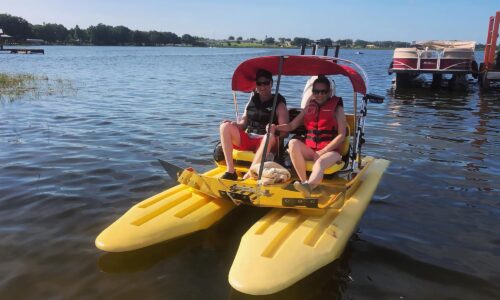 rent a CraigCat Compact Power Boat from Winter Haven Water Sports