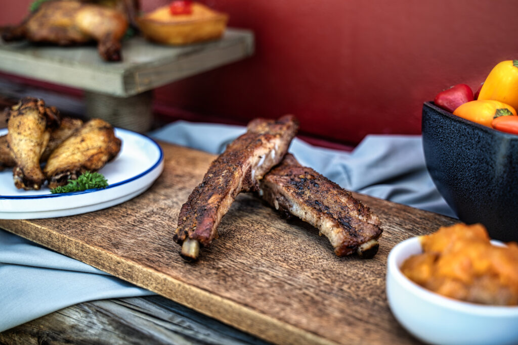 Ribs and other BBQ from Carter's Bar-B-Que in Mulberry, FL.