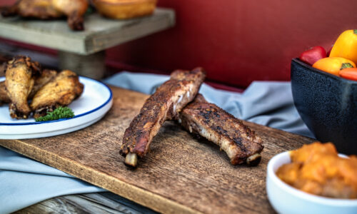 Ribs and other BBQ from Carter's Bar-B-Que in Mulberry, FL.