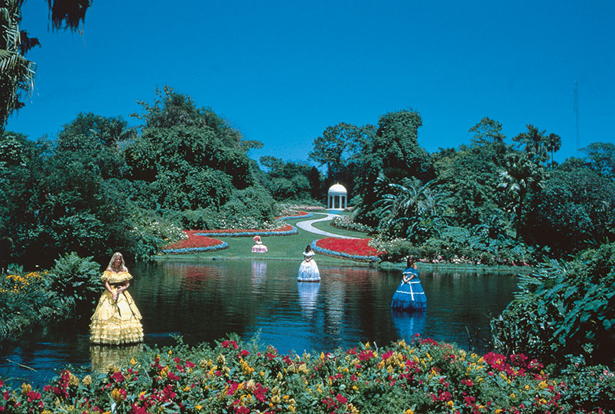 Cypress Gardens Belles Walking On Water