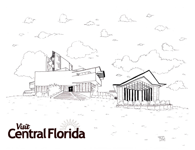 Drawn To Central Florida Frank Lloyd Wright Annie Pfeiffer Chapel