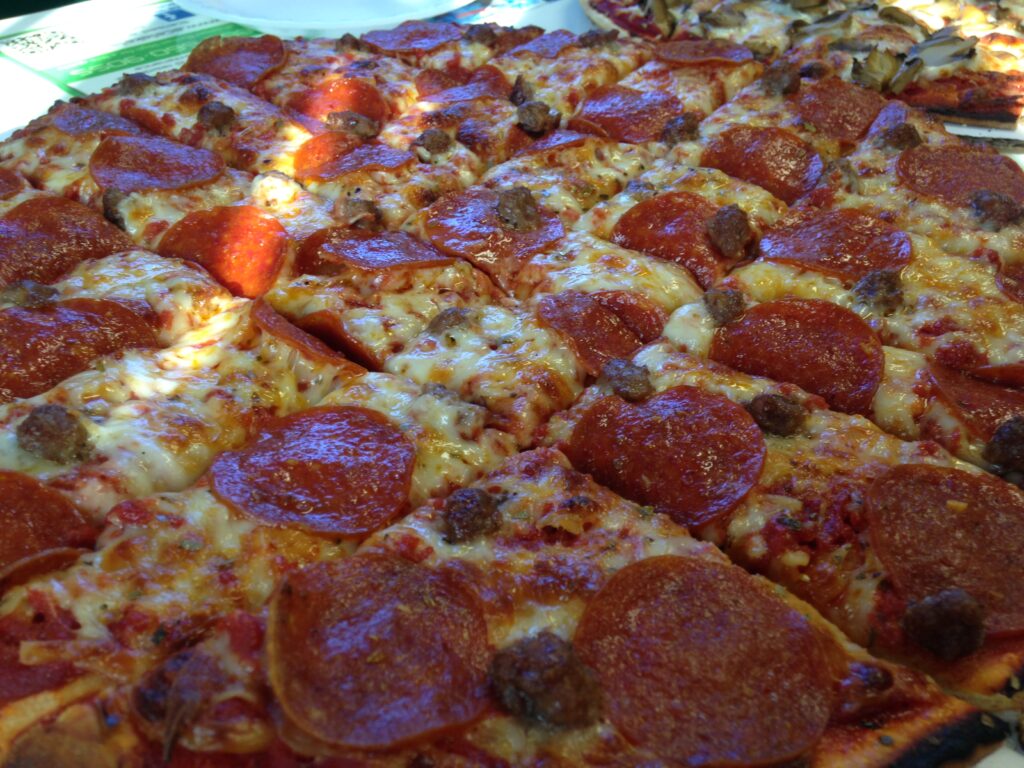 Pizza connection pepperoni pizza