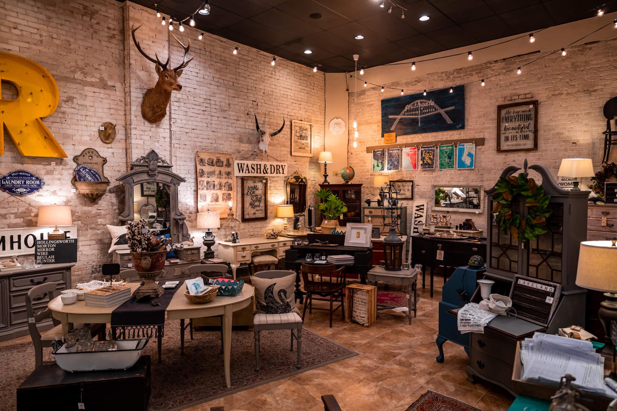 Home interiors area of Scout & Tag in Lakeland, FL