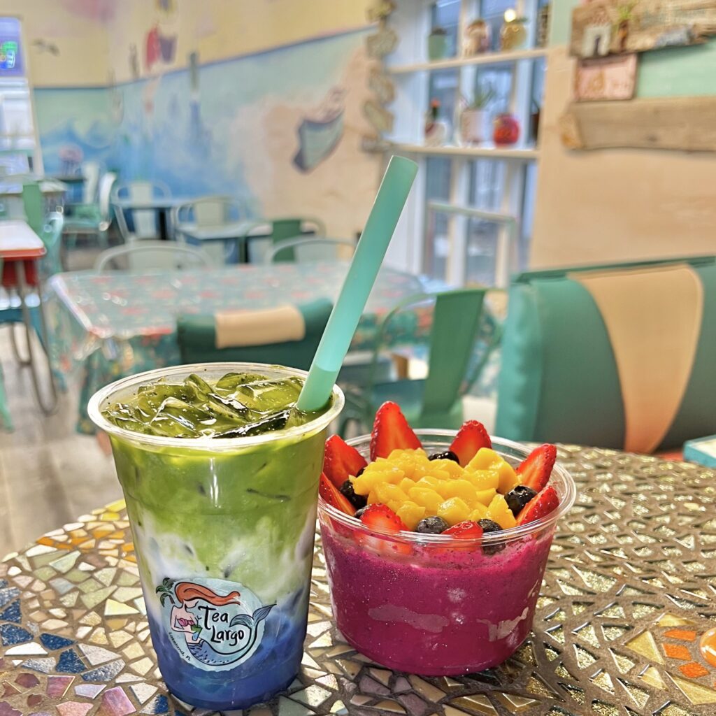 Tea largo smoothie and bowl