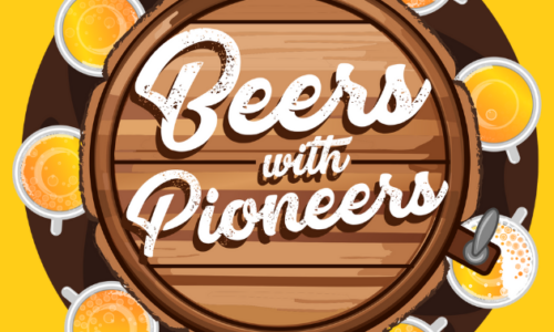 Beers with Pioneers event poster