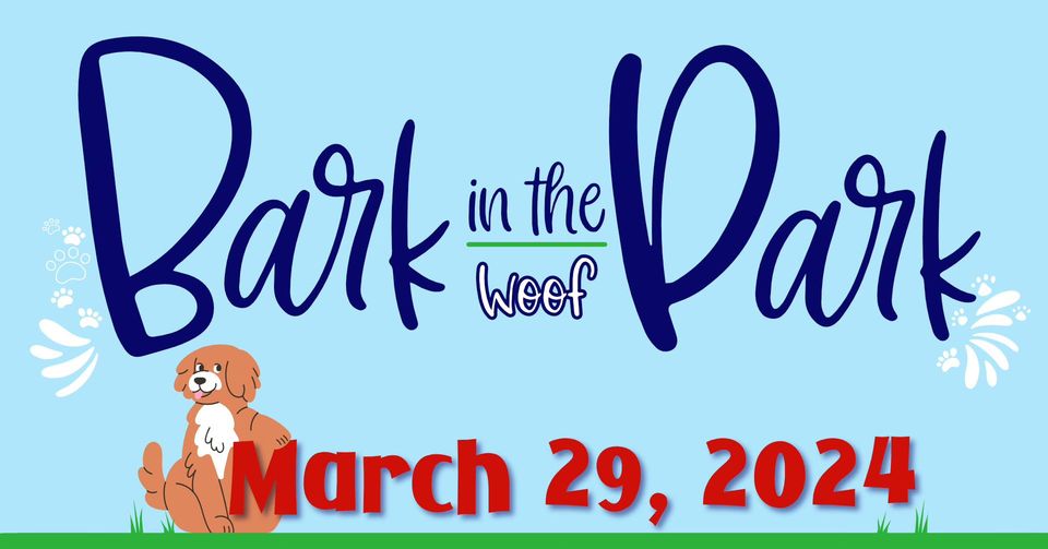 bark in the park event graphic