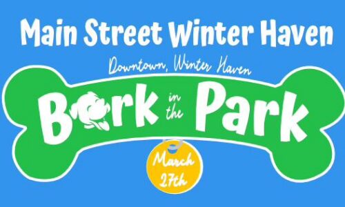 Bark in the Park event poster