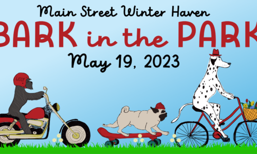 Bark in the Park 2023 event header