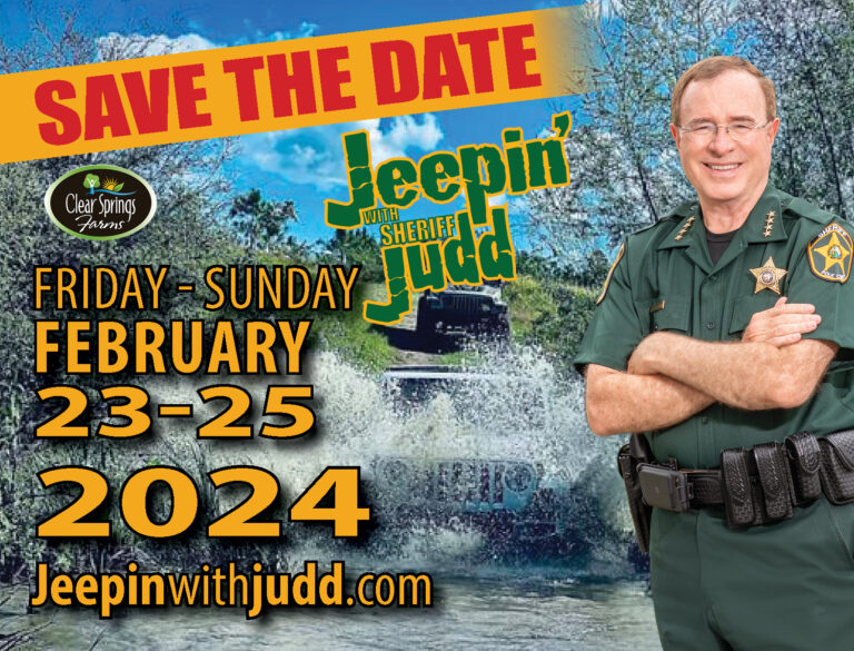 Jeepin' with Judd event poster