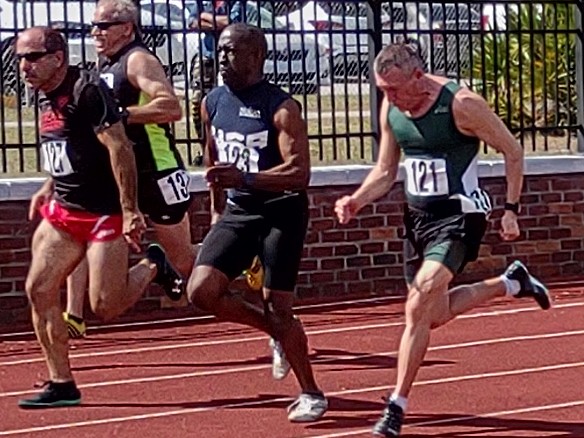 Four Runners at Polk Senior Games