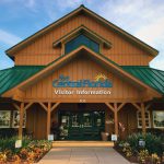 exterior of Polk County's Welcome Center in Davenport, FL. Visit Central Florida logo on front of building. This location is our main Visitor Services location.