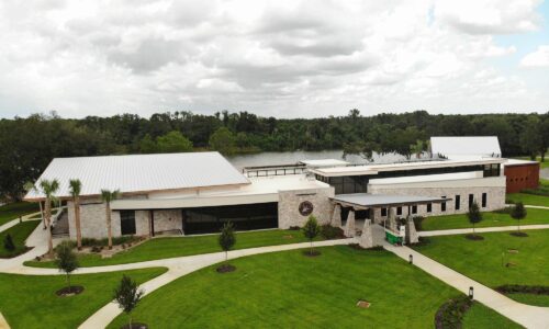 aerial view of Lake Crago Outdoor Recreation Complex in Lakeland, FL