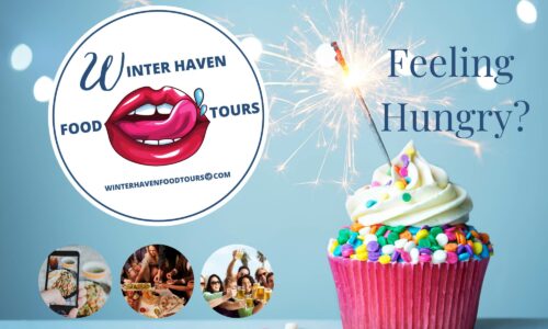 Winter Haven Food Tours postcard and logo