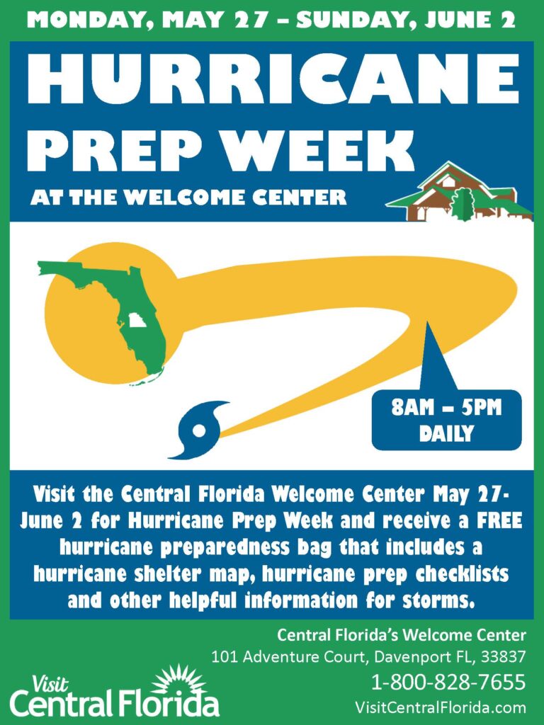 Hurricane prep week poster