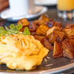Photo of scrambled eggs and breakfast potatoes at The Terrace Grille in Lakeland, FL