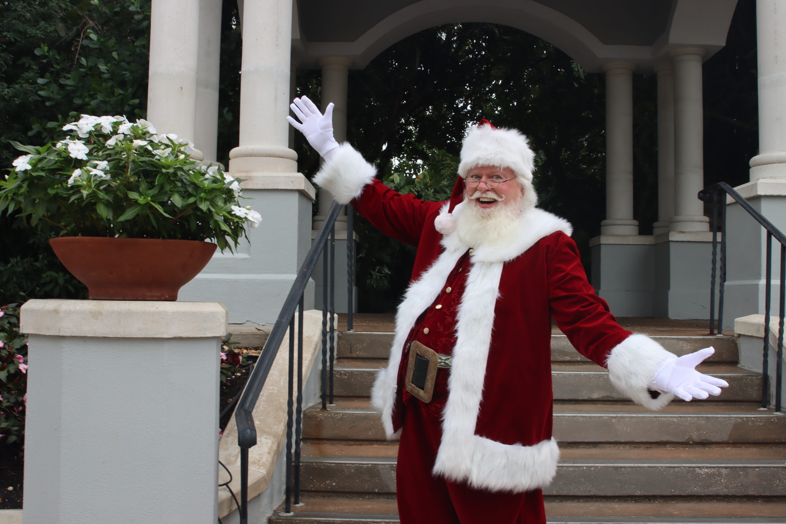 Santa Claus at Hollis Garden