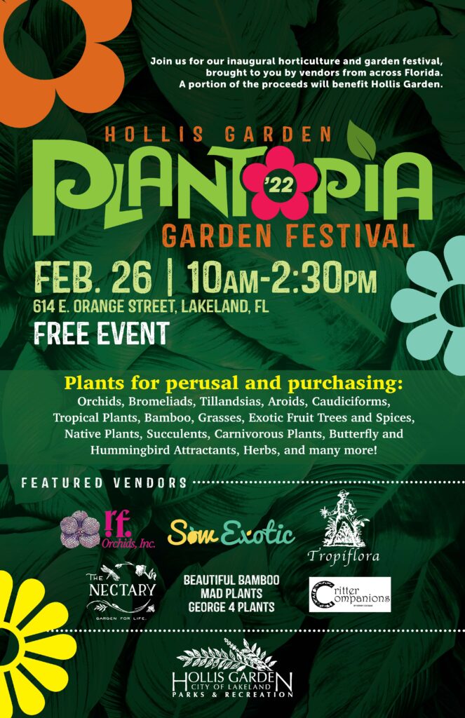 Plantopia Garden Festival Lakeland Poster