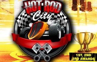 Drag and Fly Hot Rod City Logo