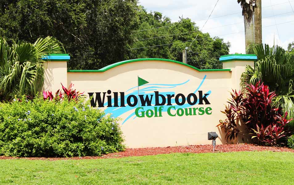 Entrance to Willowbrook Golf Club