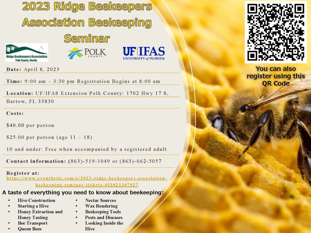 2023 Honeybee Seminar flyer