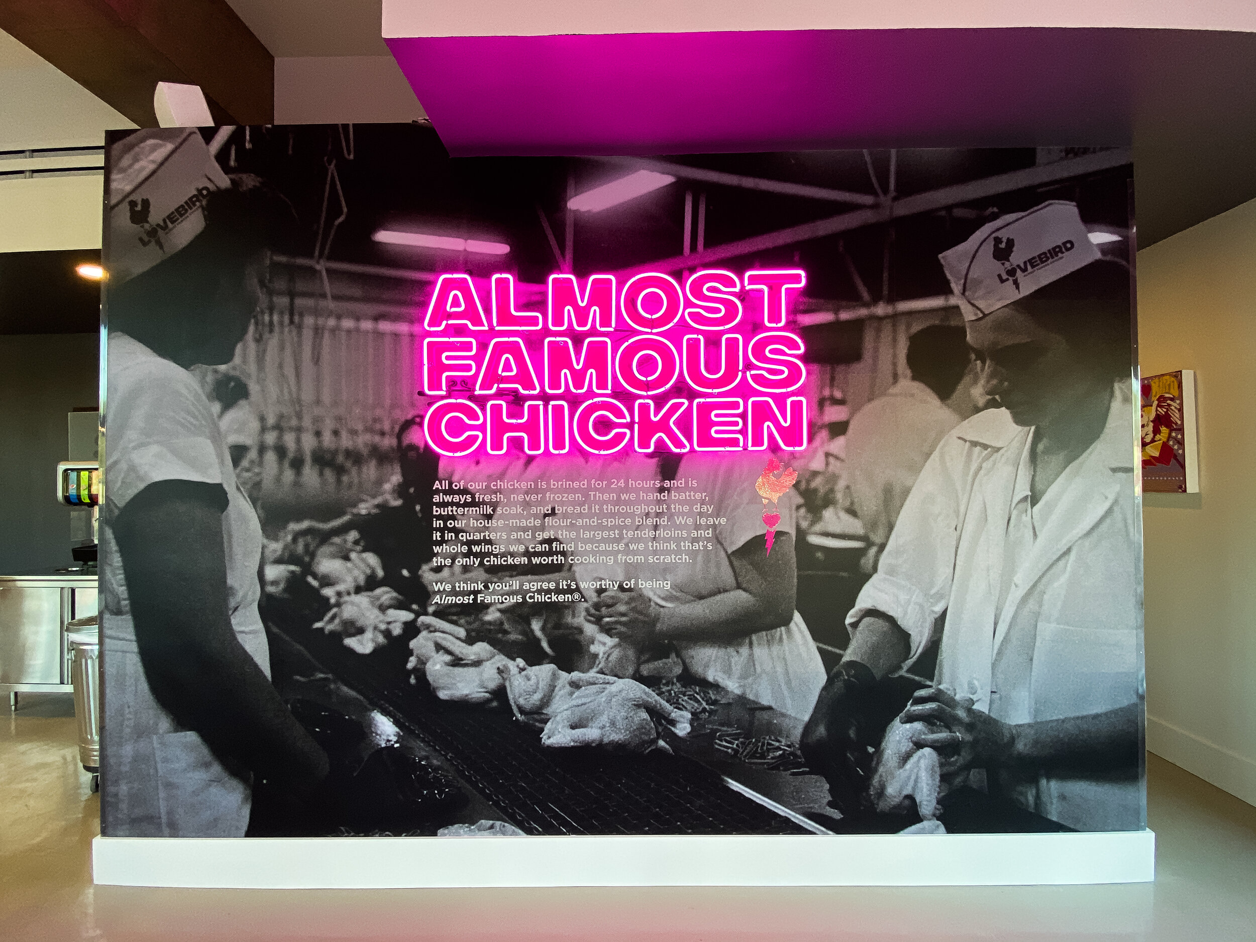 Interior image of LoveBird - Almost Famous Chicken