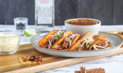 Taco dish cooked by Our Noire Kitchen