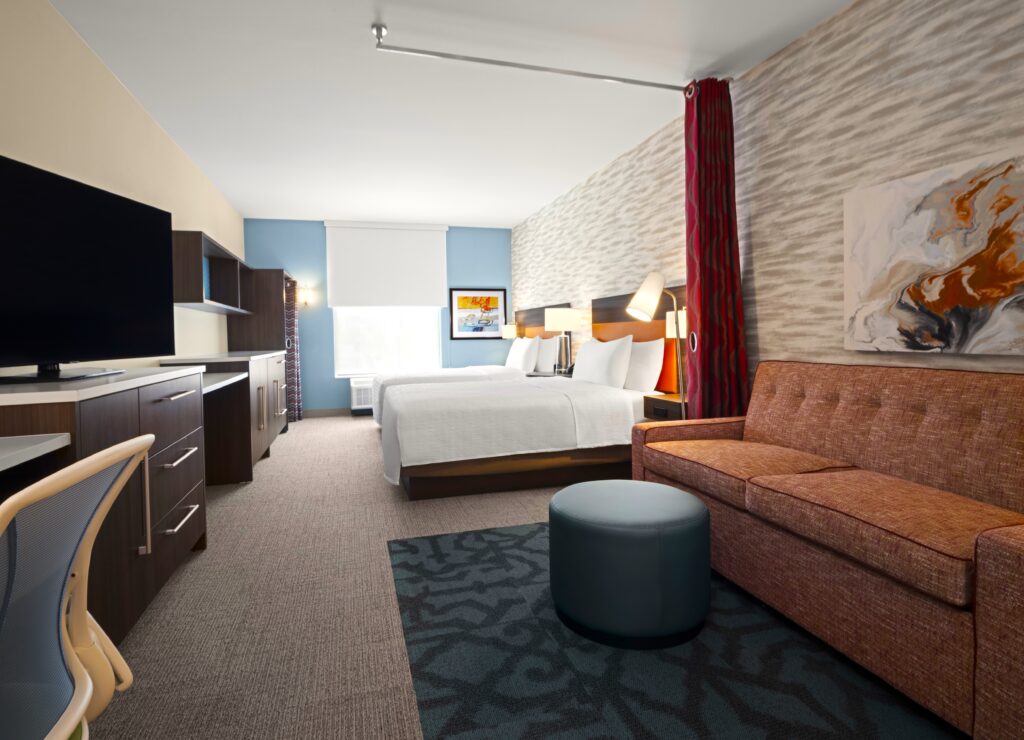 double queen suite at home2 suites orlando davenport