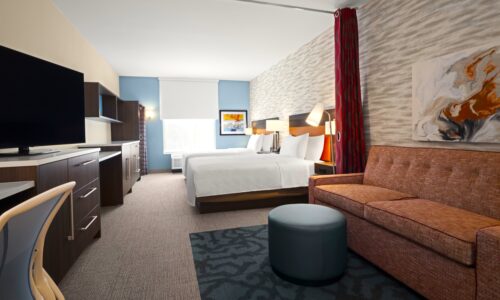 double queen suite at home2 suites orlando davenport