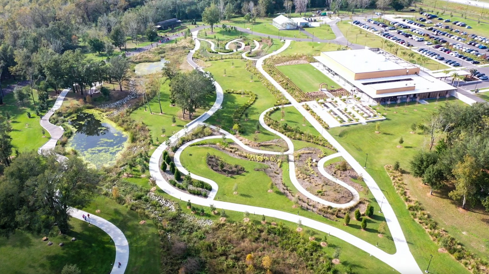 Bonnet Springs Park aerial