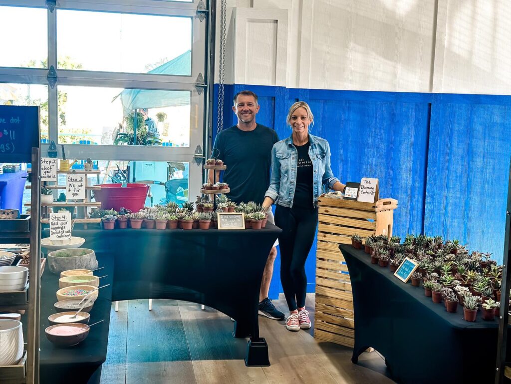 2 plant vendors at Paradise Market