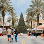 Christmas tree at Lakeside Village