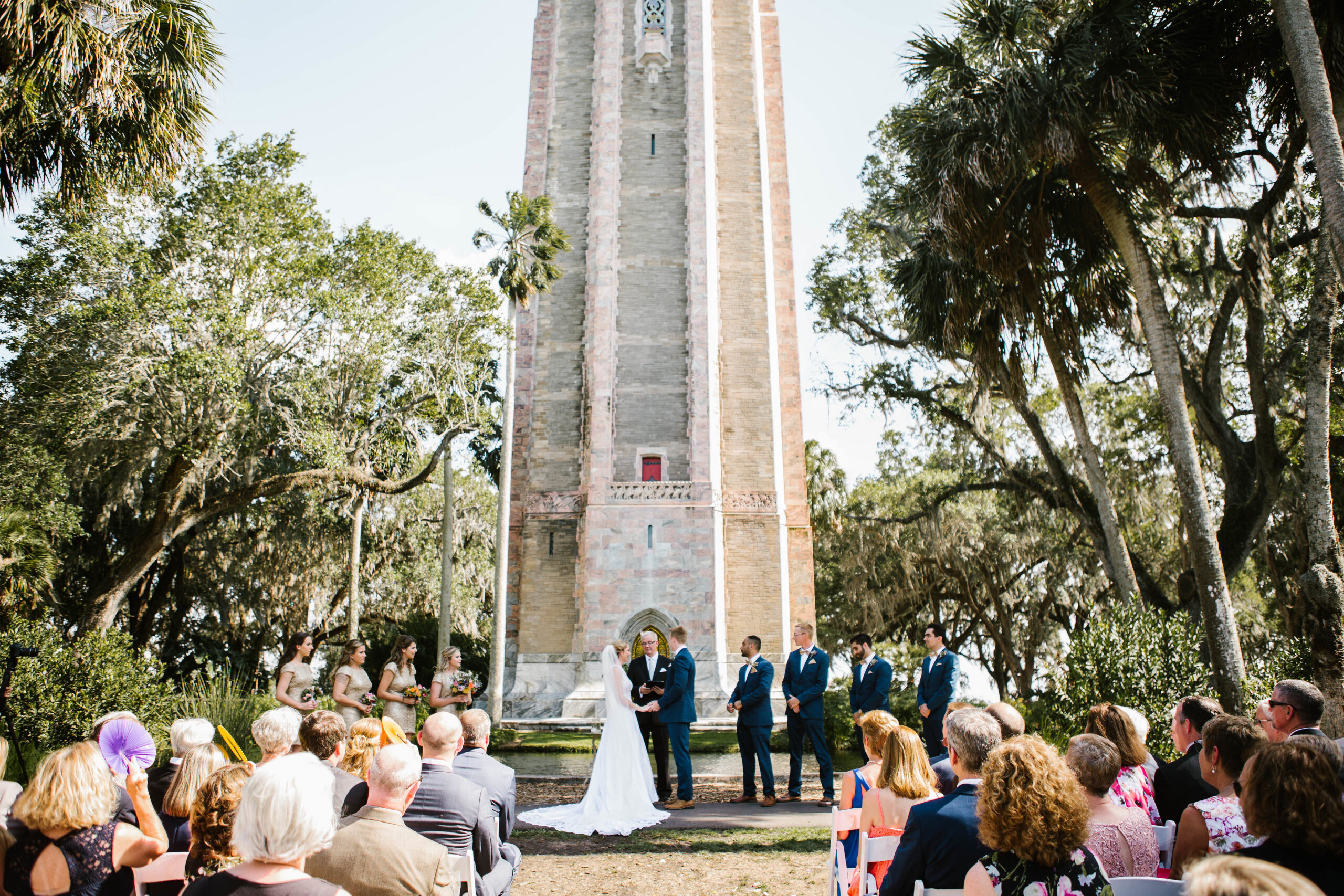 Bok tower gardens wedding image